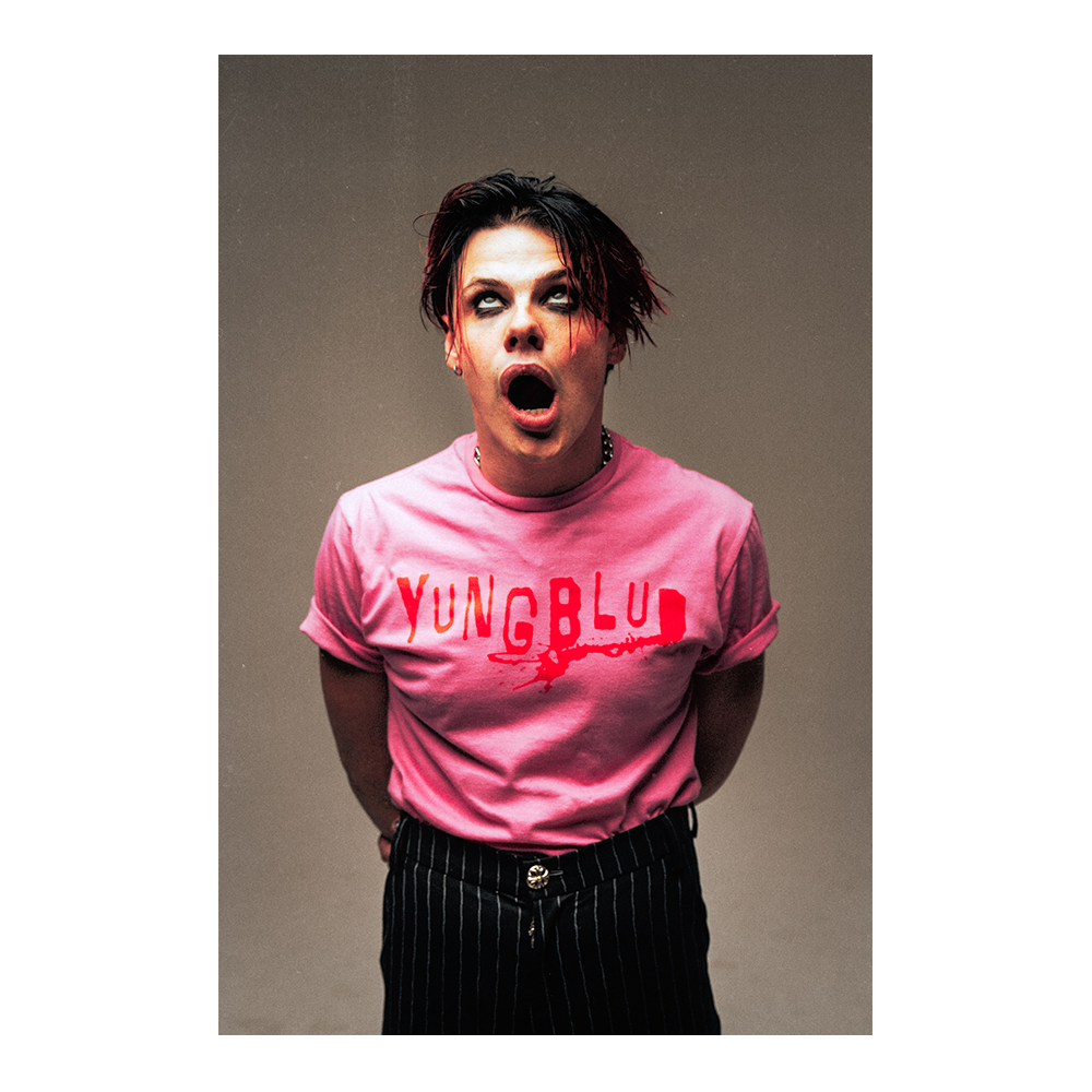Yungblud merch pink 2024 hoodie
